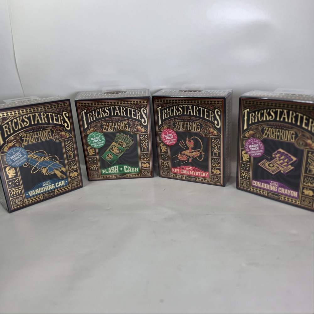 Zach King Trickstarters Magic Kit Complete Set of 4 theory11 New NIB Illusion